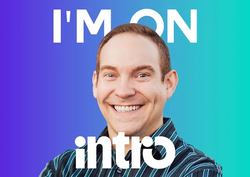 Improve your career journey with me on the Intro app